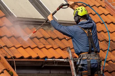 Démoussage et hydrofuge de toiture à Dourbies